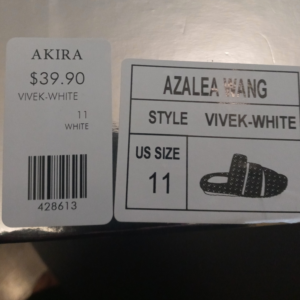 AZAELA WANG Off-White Slides - Picture 7 of 8